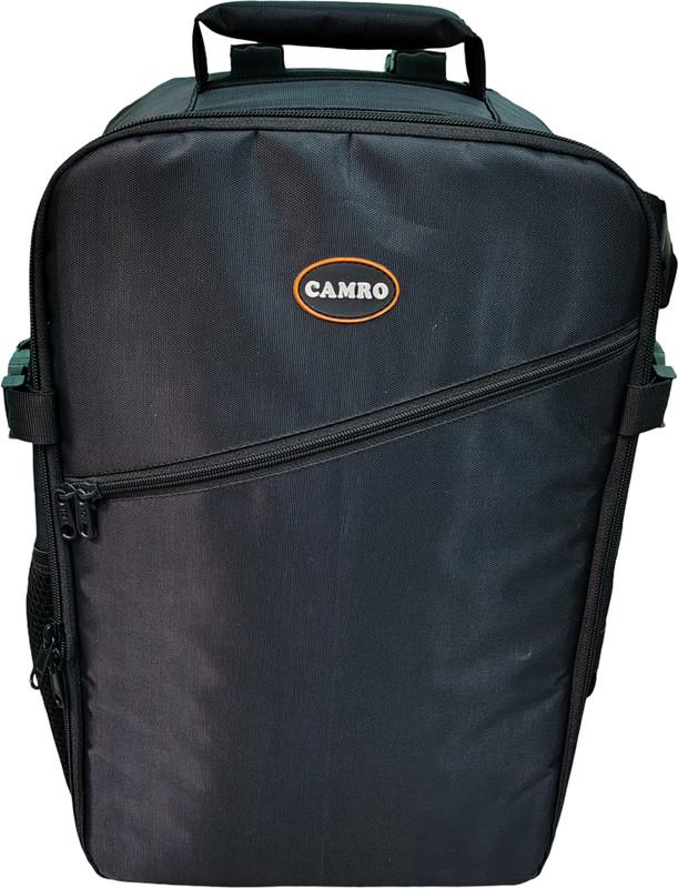 Camro CB25 Waterproof Camera Bag With Laptop Pocket & Rain Cover Available. Camera Bag(Black)