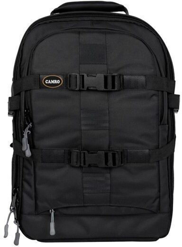 Camro 32 Waterproof dslr Camera Bag with Laptop Pocket and adjustable inner compartments.  Camera Bag(Black)