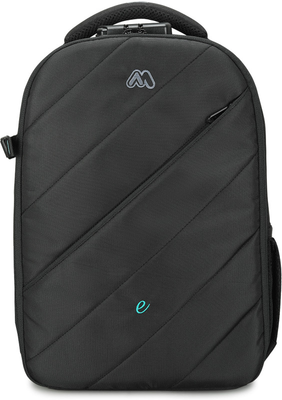 MOBIUS Vision Camera Backpack | Number Lock | Detachable Safety Flap | Fits DSLR + 4 Lenses | Waterproof | Raincover | Tripod Holder | Camera Bag(Black)