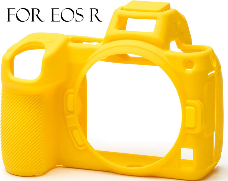 Amabu EOS R Camera slicone body protective case cover  Camera Bag(Yellow)