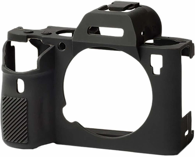 Camaura Silicone Cover Protective Camera Cover for Alpha A7-R3 Camera- Black  Camera Bag(Black)