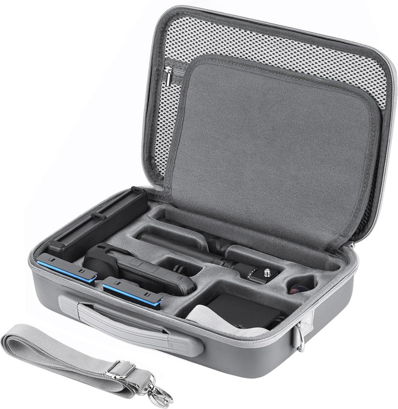 ZITRONIX Hard Shell Travel Case for Insta360 X5 X4 Camera and Accessories  Camera Bag(Grey)