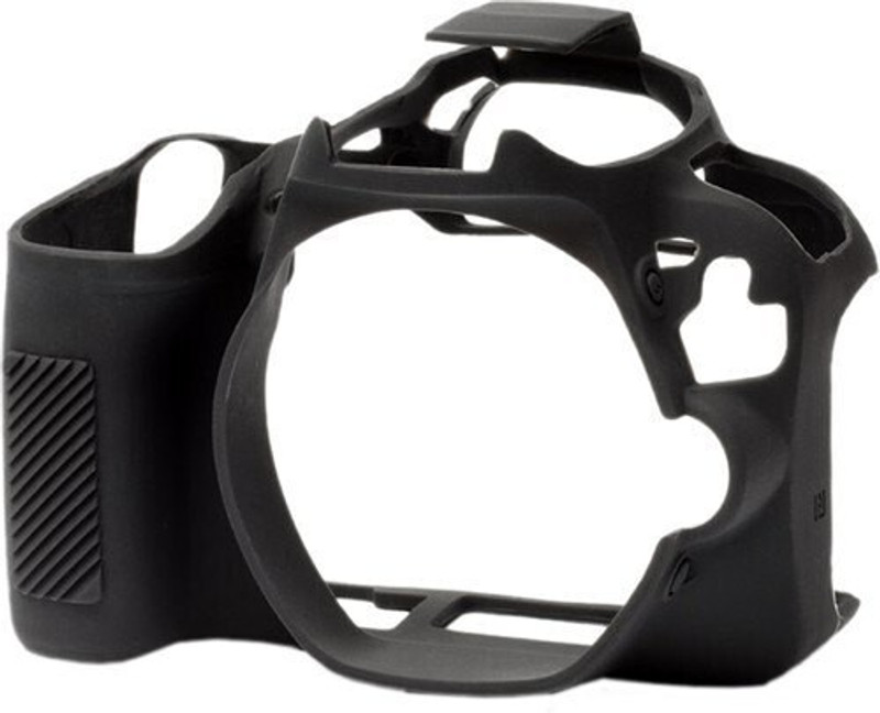 Picmaa 200D Ca_non silicone protective body camera cover  Camera Bag(Black)