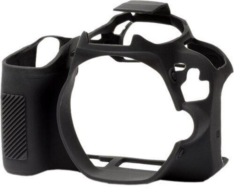 Camaura 200D / 200D Mark II Black Silicone Rubber Detachable Protective Case  Camera Bag(Black)