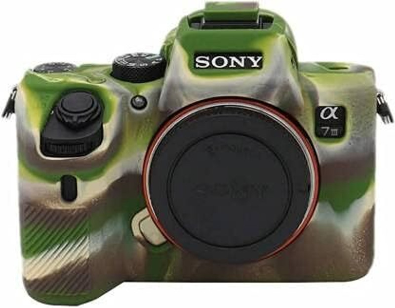 SUPERNIC Camera Cover for Sony A7 III A7R III ILCE Alpha A7S III A7M3 XJPT-A7III Camera Bag(Military Green)