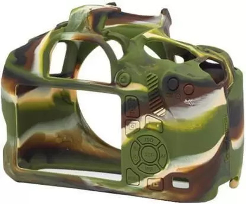 DIGICLAMBO 1200D/1300D/1500D camera silicone protective body camera cover for canon 1300d  Camera Bag(Camouflage)