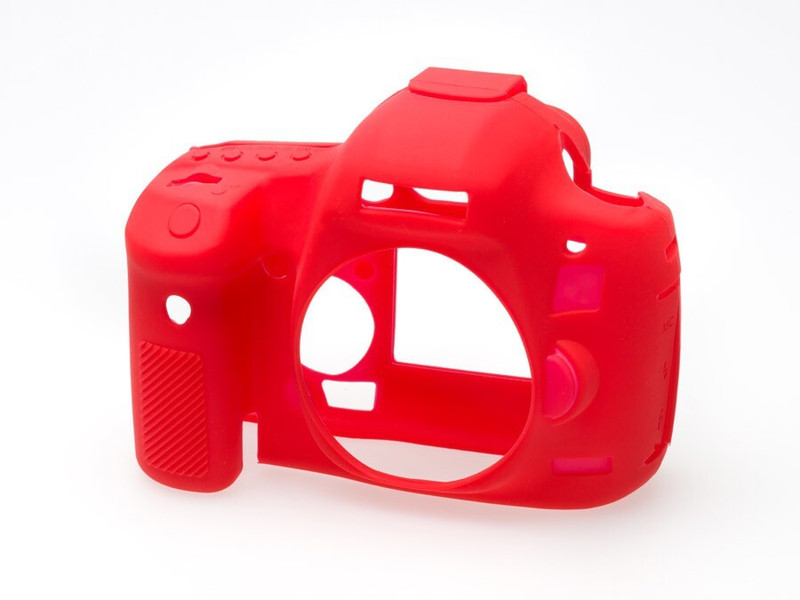 Amabu Camera Silicone Protective Camera Case Cover Compatible with Canon 5Dm3 Red  Camera Bag(Red)