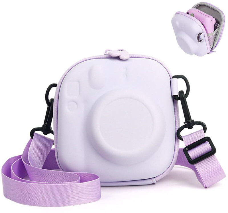 Verilux Camera Case Compatible with Fujifilm Instax Instant Mini Cameras Durable Bag  Camera Bag(Purple)