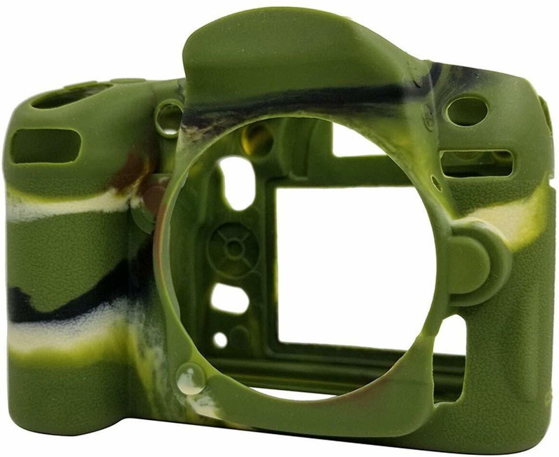 Picmaa D7000 camera silicone protective body camera cover for Ni_kon d7000  Camera Bag(Green)