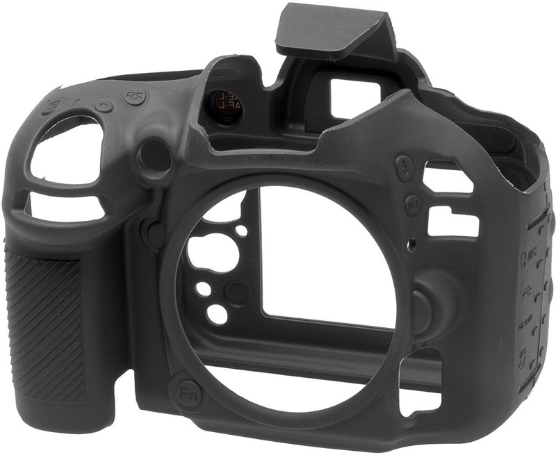 IJJA D600/D610 silicone protective rubber body case cover for Canon D600/D610 Camera  Camera Bag(Black)