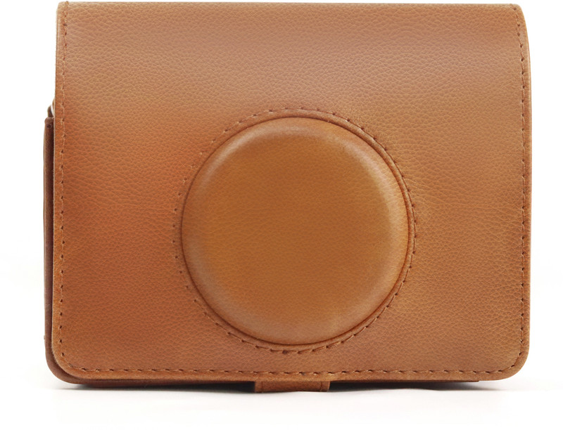 Zenko mini Evo Camera PU Leather Brown Horizontal Case  Camera Bag(Brown)