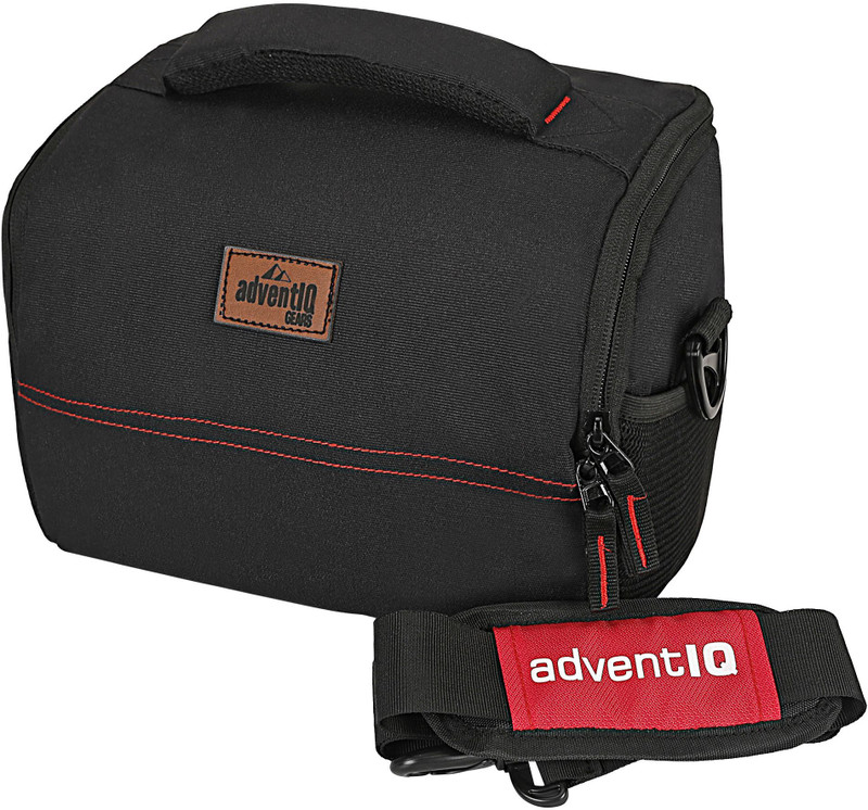 AdventIQ DSLR/SLR Camera Shoulder Bag - BNP 0306-  Camera Bag(Black with Red)
