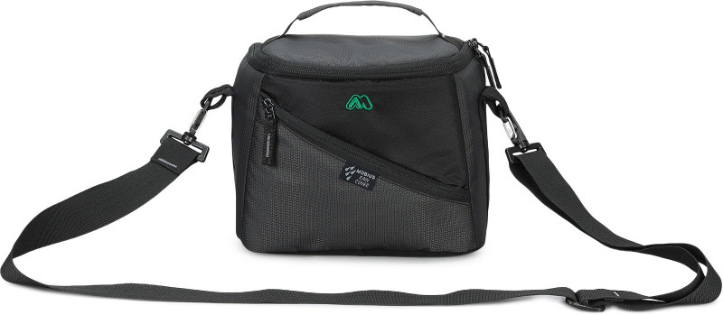 MOBIUS EASYCLICK Ultra-Lightweight Daily Camera Carry Bag | Fits 1 Camera Body + 1 Lens | Space for Charger, Cables & Memory Cards | Rain Cover Included for All-Weather Protection  Camera Bag(Black)