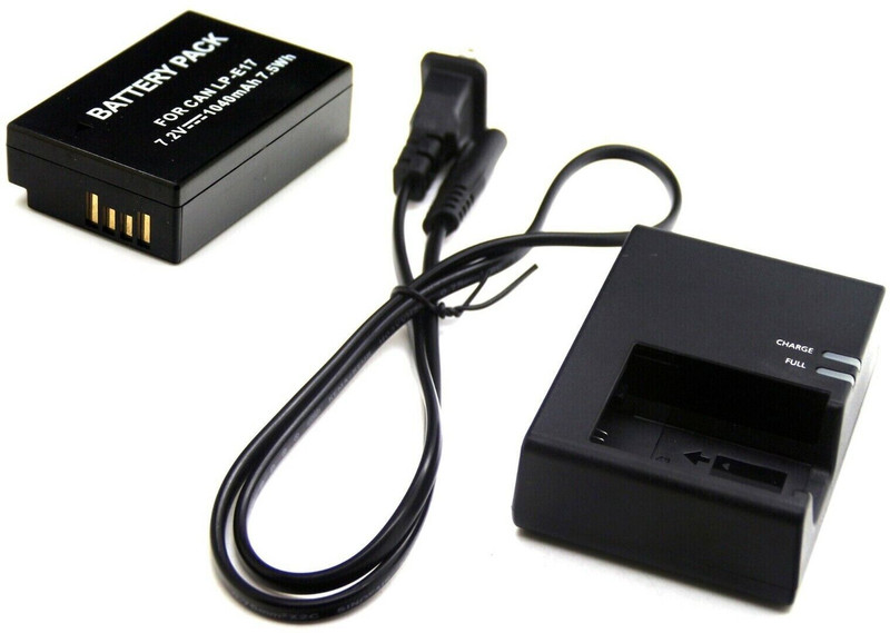 DIGICLIMBER LP-E17 (COMBO) Battery & Charger DS126571 DS126481 DS126671  Camera Battery Charger(Black)