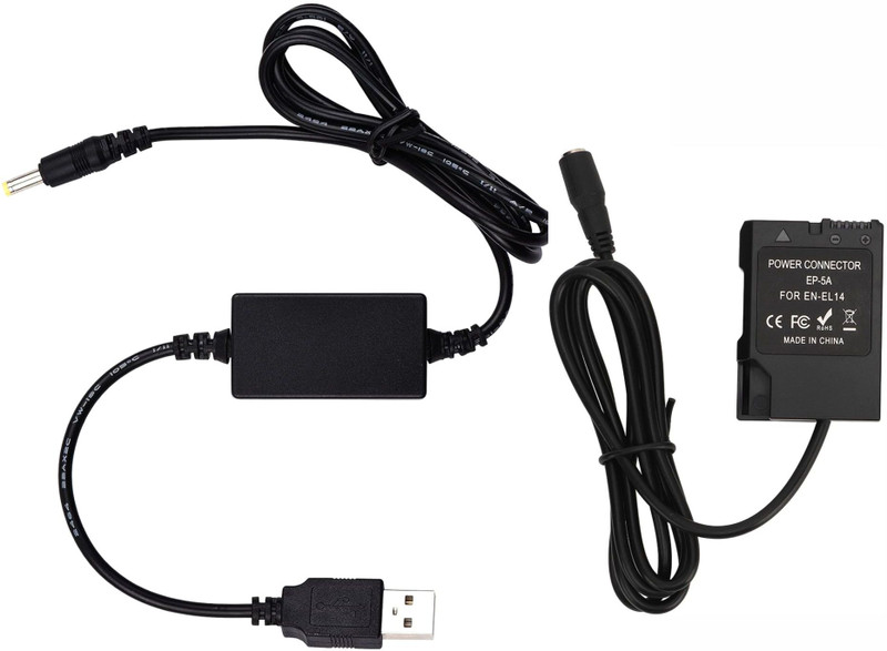 fotokina EN-EL14 (EP-5A) Camera Battery Charger(Black)
