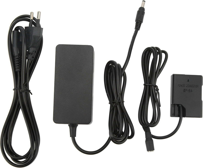 DIGICLIMBER EN-EL14 /EL14A Camera Adapter dummy Battery D5600 D3300 D3500D 5100D5500D3100 Camera Battery Charger(Black)