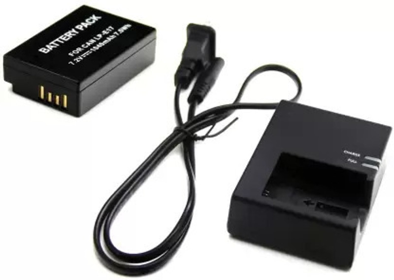 DIGICLAMBO LP-E17 (COMBO) Battery & Charger DS126571 DS126481 DS126671 Camera Battery Charger(Black)