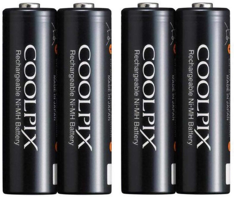 DIGICLIMBER EN-MH2-B4 Ni-MH 2300mAh AA Rechargeable Batteries Set of 4 - Retail Packaging Camera Battery Charger(Black)