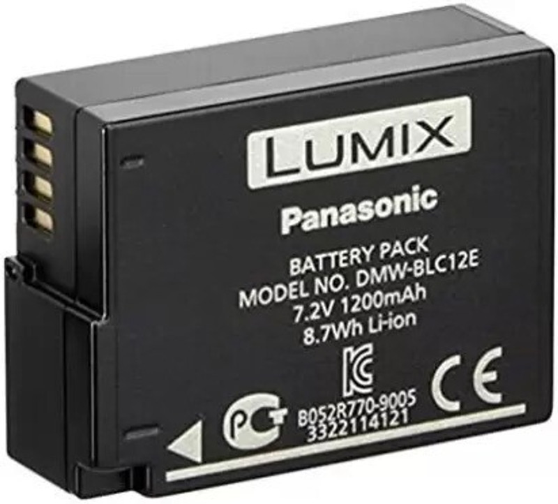 DIGICLIMBER DMW-BLC12 Camera battery compatible for Panasonic camera battery Camera Battery Charger(Black)