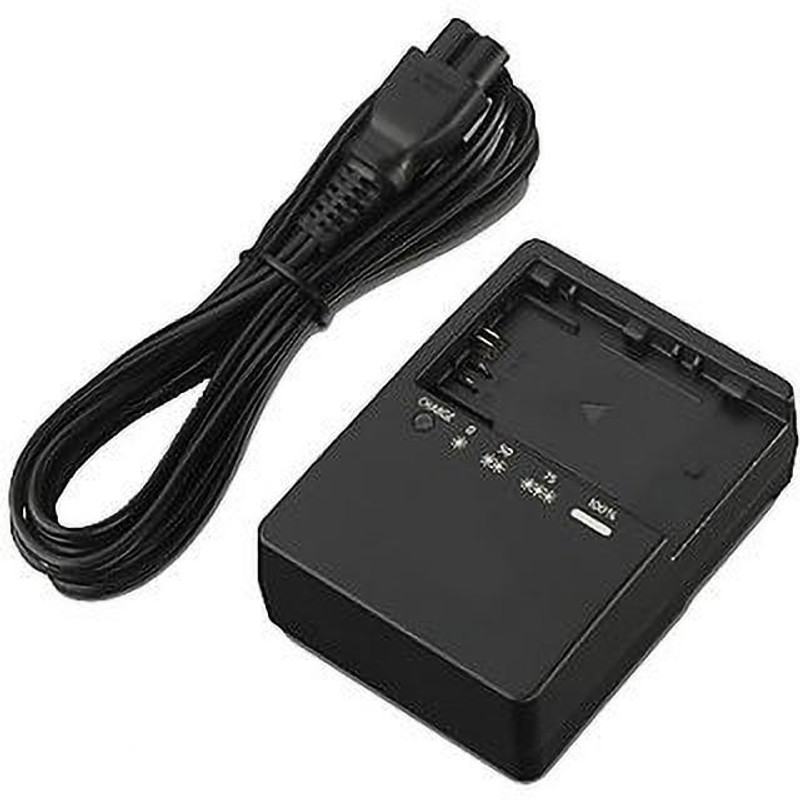 Camstuffs LC-E6,LPE-6 original camera charger with power cable compatible with can. Camera  Camera Battery Charger(Black)