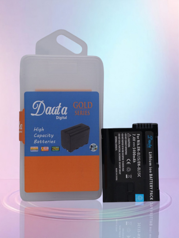 DAATA Digital EN EL-15C Battery 5400mah (for nikon) Camera Battery Charger(Black)