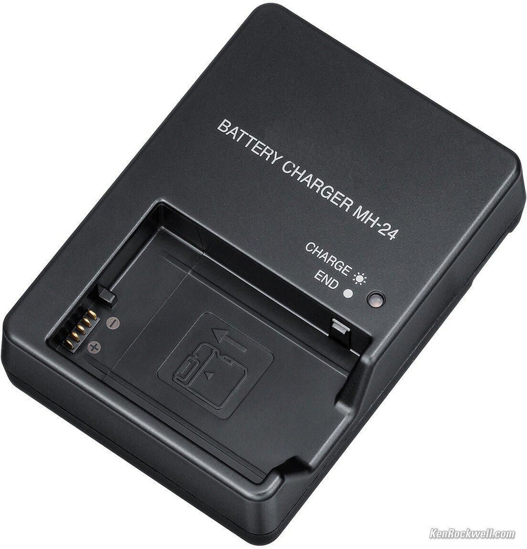 Picmaa MH-24 Quick Charger for EN-EL14 Battery charger Compatible with D3100 DSLR  Camera Battery Charger(Black)