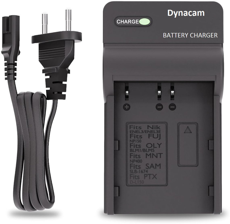 DIGICLIMBER EN-EL3e/ EN-EL3a Battery Charger D50 D70-D70s D80 D90 D100 D200 D300 Camera Battery Charger(Black)