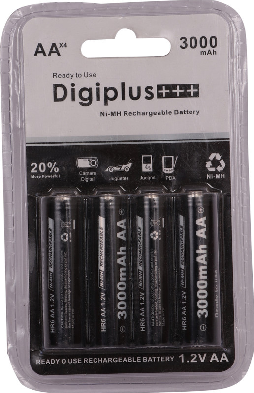 DIGICLIMBER Camera Flash Light Cell(3000mAh)Rechargeable Batterise Used for Camera cell  Camera Battery Charger(Black)