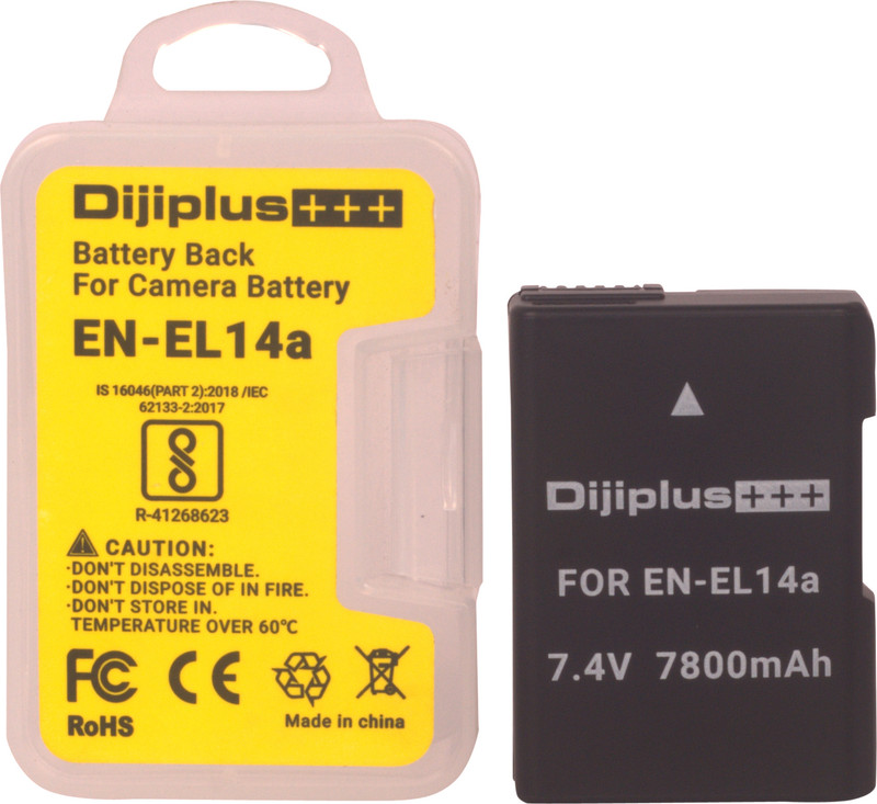 camstuff EN-EL14A rechargeable lithium batery for MH24 charger Camera Battery Charger(Black)