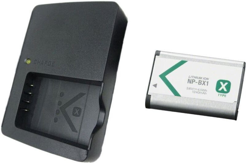 digiclicks NP-Bx1 (battery and charger combo) (White&Black) Camera Battery Charger(Black)