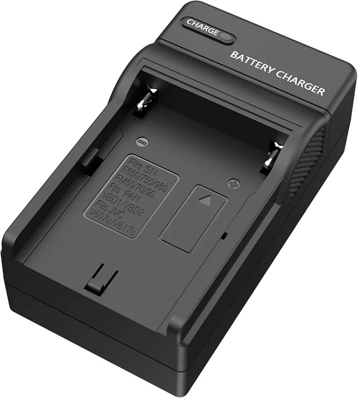 DAATA Digital NP-F550/F570/F750/F770/F960/F990/F-970 Charger  Camera Battery Charger(Black)