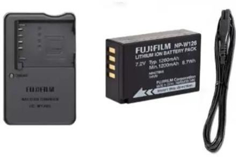 Camaura BC-W126 combo camera battery charger  Camera Battery Charger(Black)