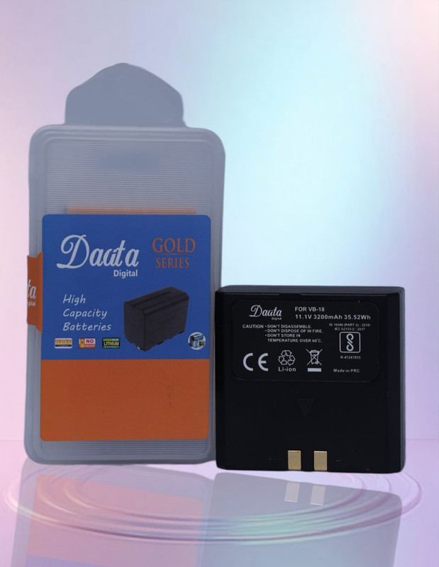 DAATA Digital VB-18 Battery for V-850/V-860/V-860II Flash Battery  Camera Battery Charger(Black)