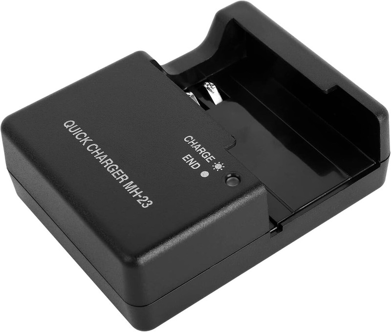 DIGICLAMBO Nikon MH-23 Quick Charger for EN-EL9 Li-ion Battery Camera Battery Charger(Black)