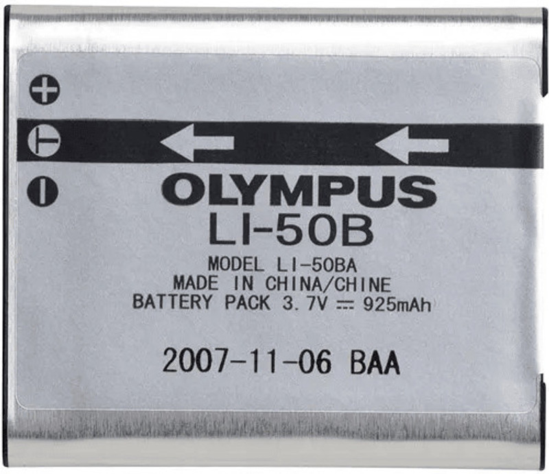 DIGICLIMBER LI50B Camera Battery Olympus VR-340 1010 1020 1030SW Tough 6000 6020 8000 8010 Camera Battery Charger(Silver)