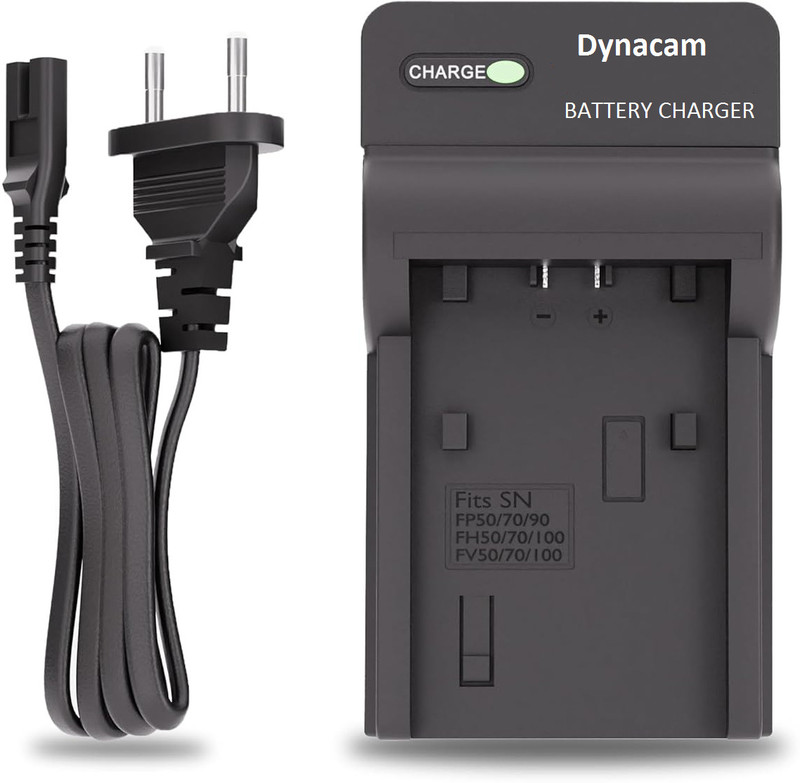 DIGICLAMBO NP-FV100 Battery Charger DCR-SR15,SR21 DCR-SR68 DCR-SR88 DCR-SX15  Camera Battery Charger(Black)