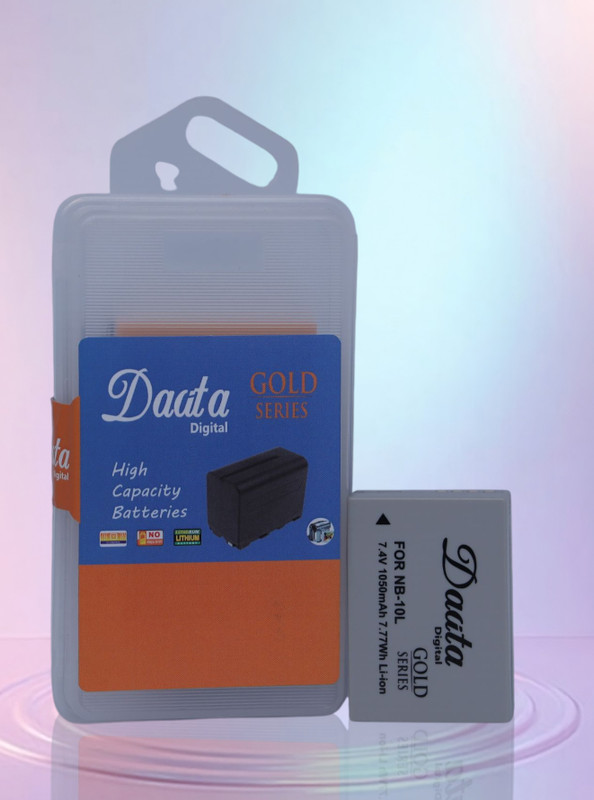 DAATA Digital NB-10L Battery gold 1050 mah (for canon) Camera Battery Charger(Grey)