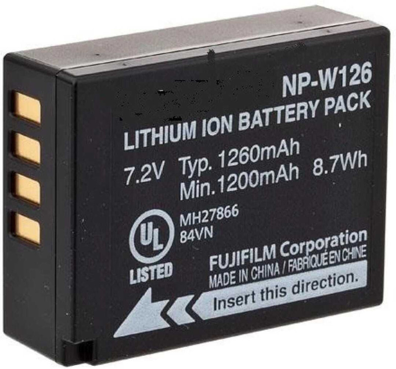Digicom NP-W126 Rechargeable Battery for Fuji Series Digital Cameras Camera Battery Charger(Black)