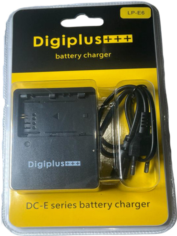 Amabu Premuim Quality LP-E6 camera battery charger for Canon Battery series Camera Battery Charger(Black)
