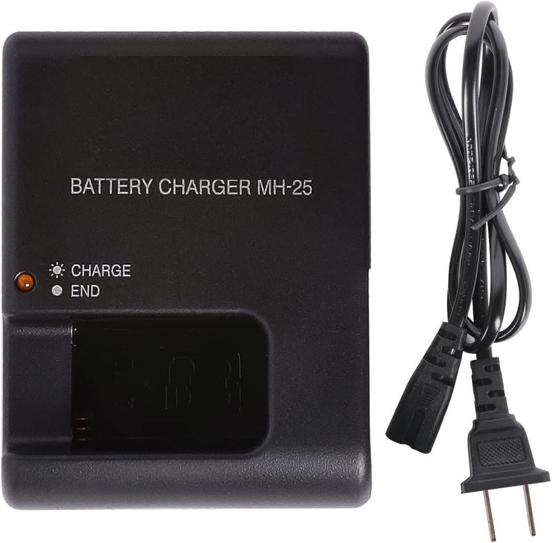 Camaura MH25 Fast Battery charger for nikon Battery camera Charger (Black) Camera Battery Charger(Black)