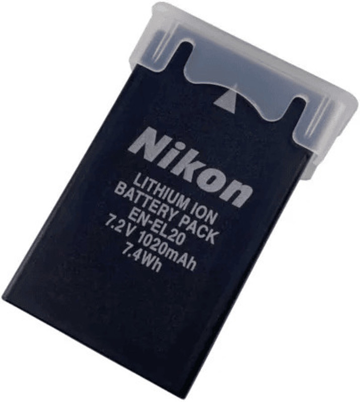 DIGICLIMBER EN-EL20 Rechargeable Lithium-ION camera battery for Nikon Camera Battery Charger(Black)