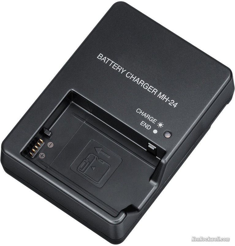 Camstuffs MH-24 Quick Charger for EN-EL14 Battery charger for Nikn D3100 D5100 and P7000  Camera Battery Charger(Black)