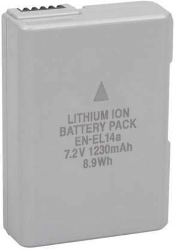 DIGICLIMBER EN-EL14A Rechargeable camera Battery pack (1230MAH) compatible with Niko Camera Charger Camera Battery Charger(Grey)