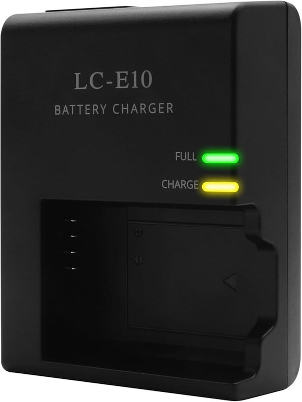 Picmaa LP-E10 Camera Battery Charger Compatible with EOS 1100D / 1200D / 1300D Camera Battery Charger(Black)