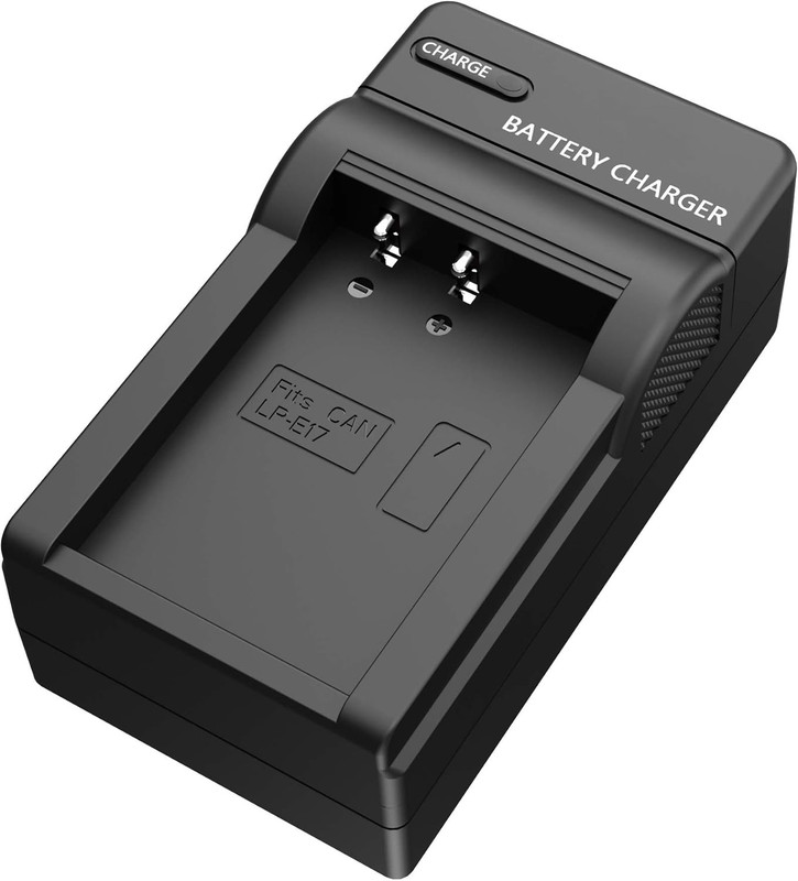 DIGICLIMBER LC-E17 Camera Charger EOS Rebel T7i T6i T6s SL3 SL2 77D 9000D 8000D 800D 850D  Camera Battery Charger(Black)