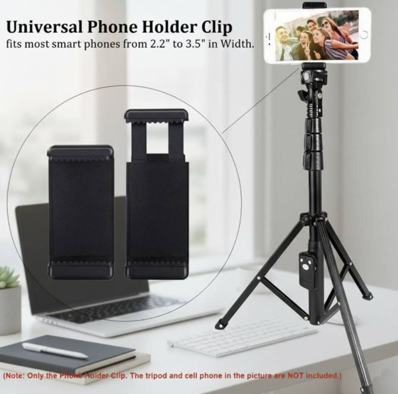 SAHCHOICE Monopod Holder Clip for Mobile and Tripod Mount Holder Battery Grip