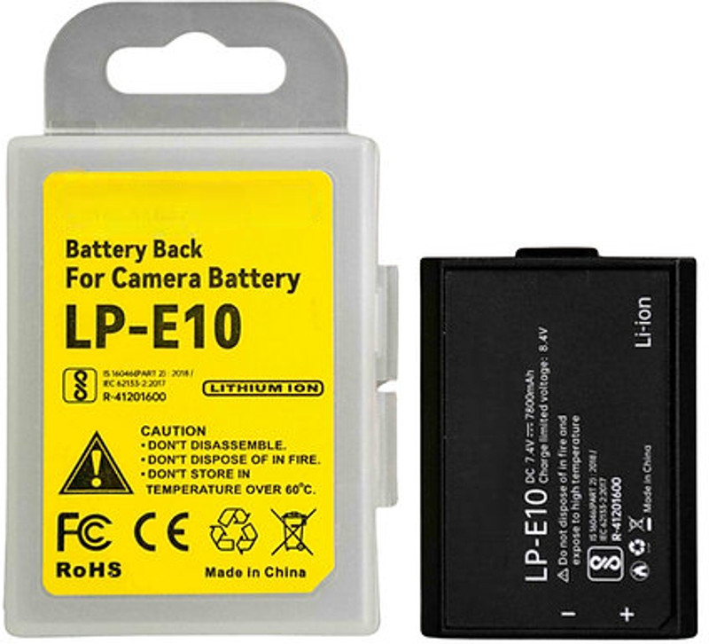 Camaura LP-E10 Camera Battery(5800mAh) forEOS T3,T5,T6,1100D,1200D,1300D,1500D,3000D Battery Grip