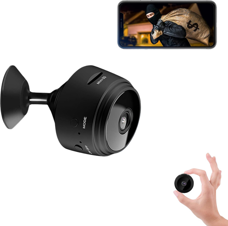 DRUMSTONE Wireless Smart WiFi Security Camera – HD View, Night Mode & App Control Anywhere Camera Eyecup