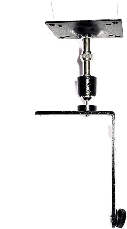MILLETS 360 Degree Overhead Video/Still Photography Studio Suspended Drop Wall Ceiling Camera Mount L Bracket with 1/4" Thread for Camera Photo,Video Rotating Flash Bracket