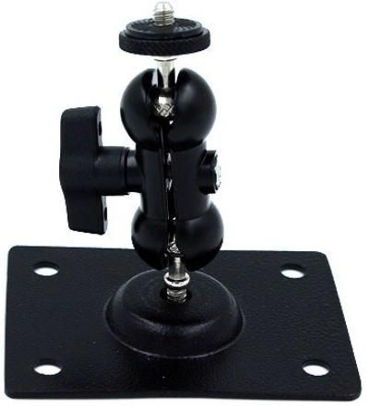 MILLETS Heavy Duty 4 Hole Wall Mounting for Cameras and Video Cameras with 1/4 20 Wall Mounting Pedestal for Cameras and Video Cameras with 1/4 20 Mounting Rotating Flash Bracket
